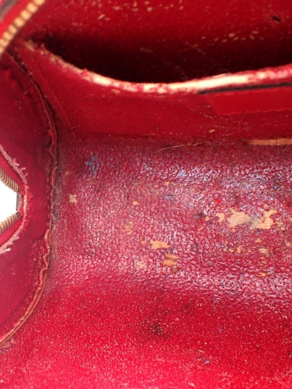 LOUIS VUITTON LV Logo Dauphine PM Pouch Bag Epi Leather Red M48447 05KC868 - Picture 10 of 14